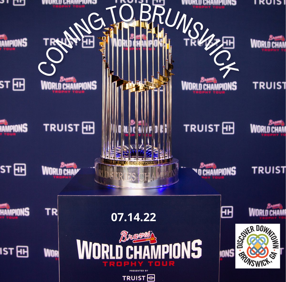 Atlanta Braves World Series Trophy Tour